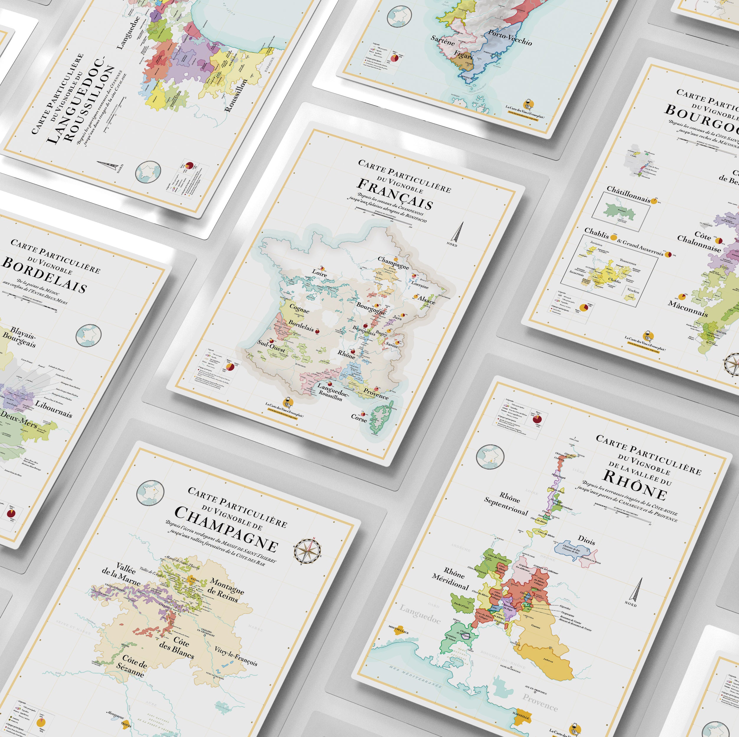 Le Pack Tour de France - 13 Cartes des Vins – La Carte des Vins s'il ...