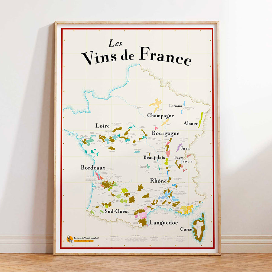 Achat Carte des vins à gratter - Languedoc en gros