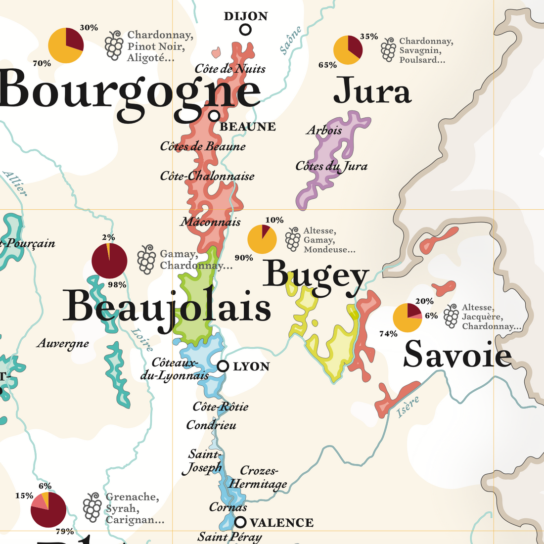 Wine Map of France