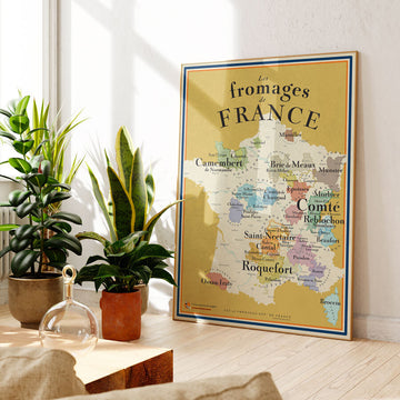 La Carte des Fromages de France - XL