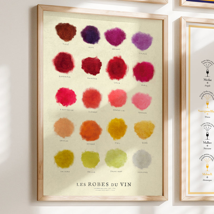 Le Pack Sommelier (4 affiches 50 x 70 cm)