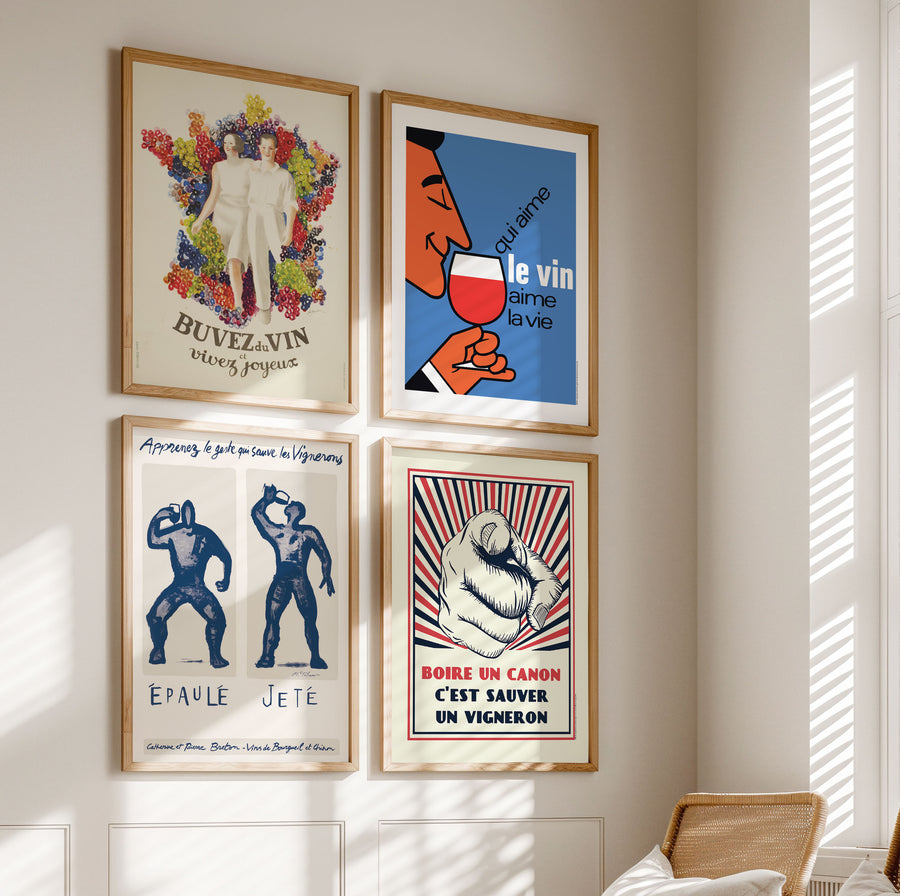 Le Pack Vintage (4 affiche 50 x 70 cm)