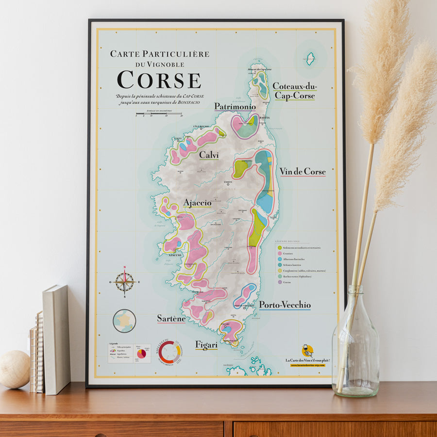 carte vins corse