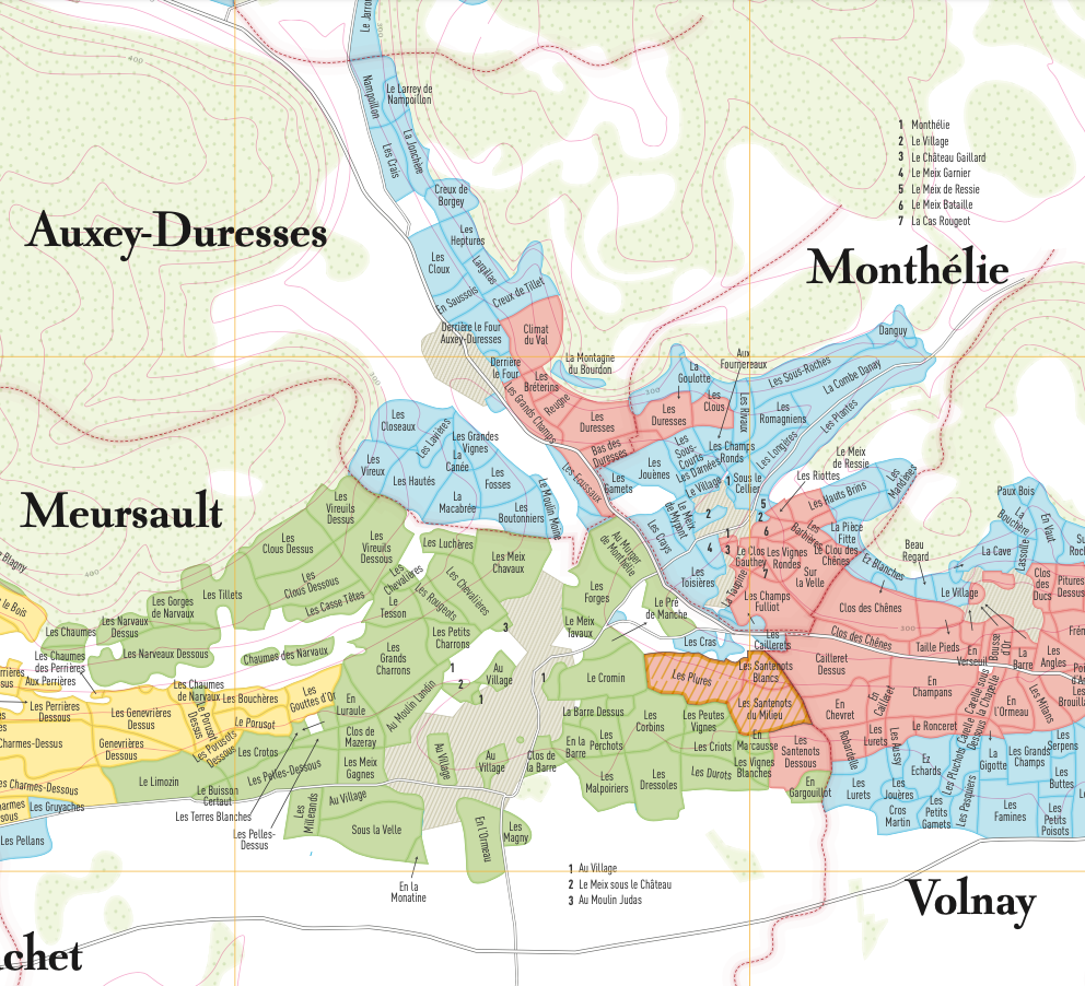 Maps of the Climats de Bourgogne