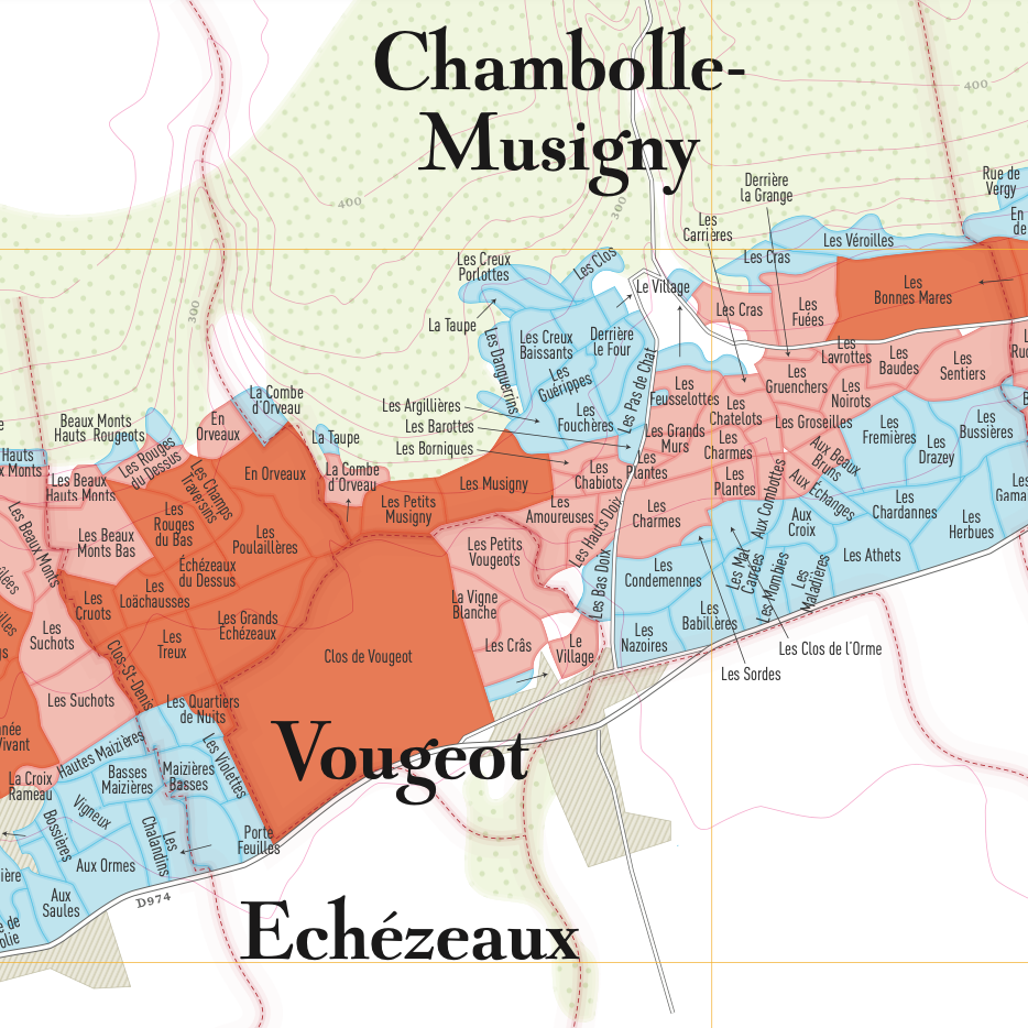 Maps of the Climats de Bourgogne