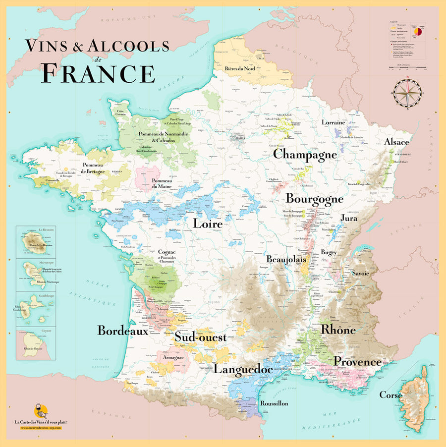 La Grande Carte des Vins & Alcools de France XL – La Carte des