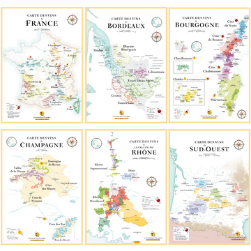 Carte des Vins de France - La Carte des Vins s'il vous plaît