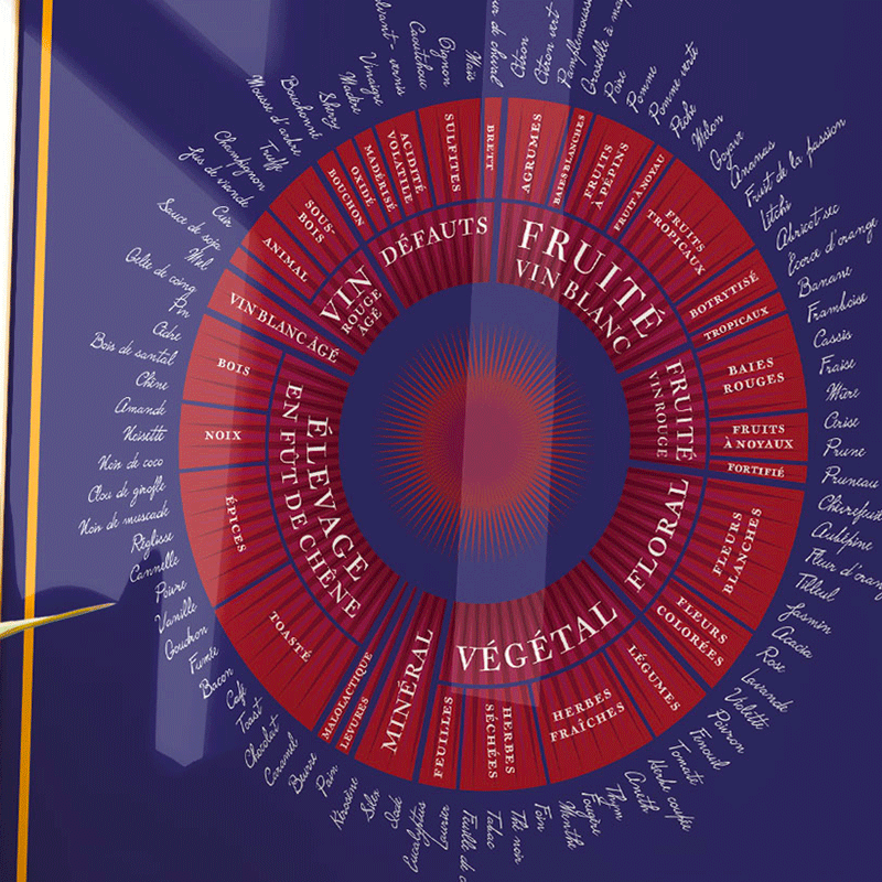 La Roue des Arômes du Vin - XL – La Carte des Vins s'il vous plaît