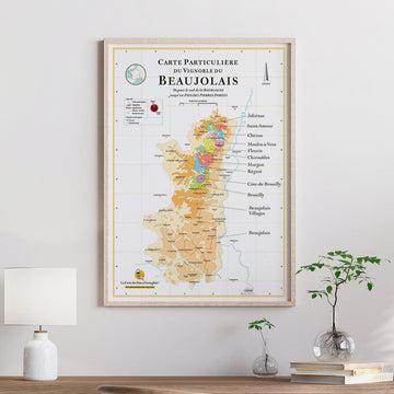 carte vins cru beaujolais