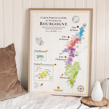 Affiche 'La Carte Des Vins De France' – La Carte Des Vins Svp – QUÉ FAS? -  Concept Store