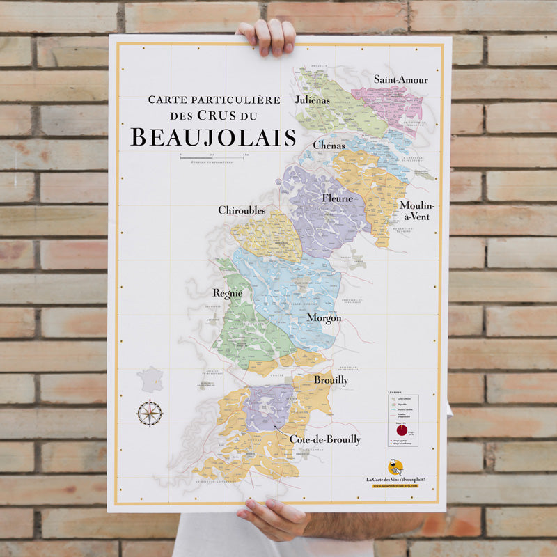Wine Map of Beaujolais