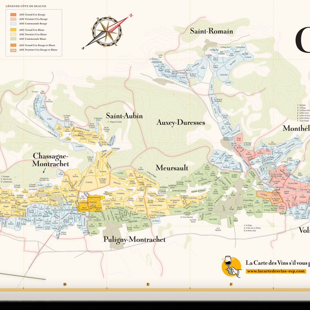 Maps of the Climats de Bourgogne